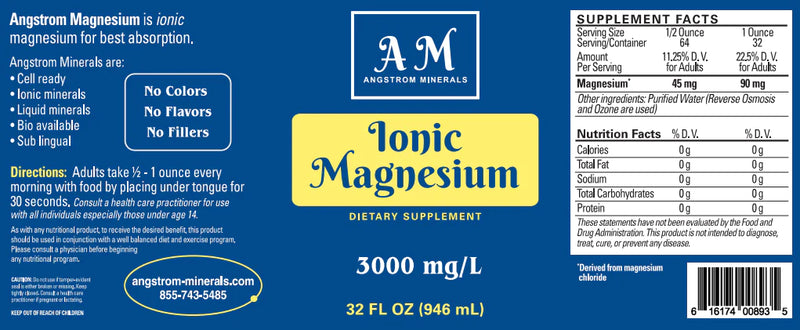 Angstrom Magnesium 3000 mg/L