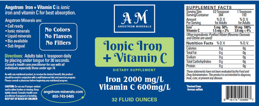 Angstrom Iron Plus Vitamin C
