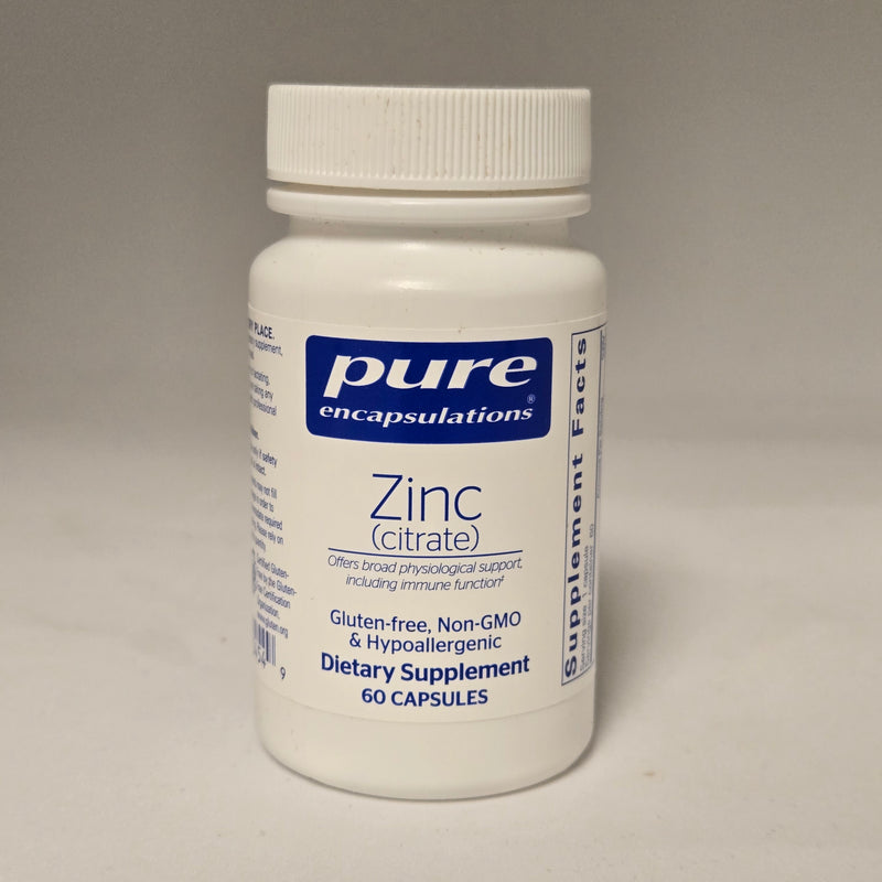 Zinc Citrate 30 mg by Pure Encapsulations