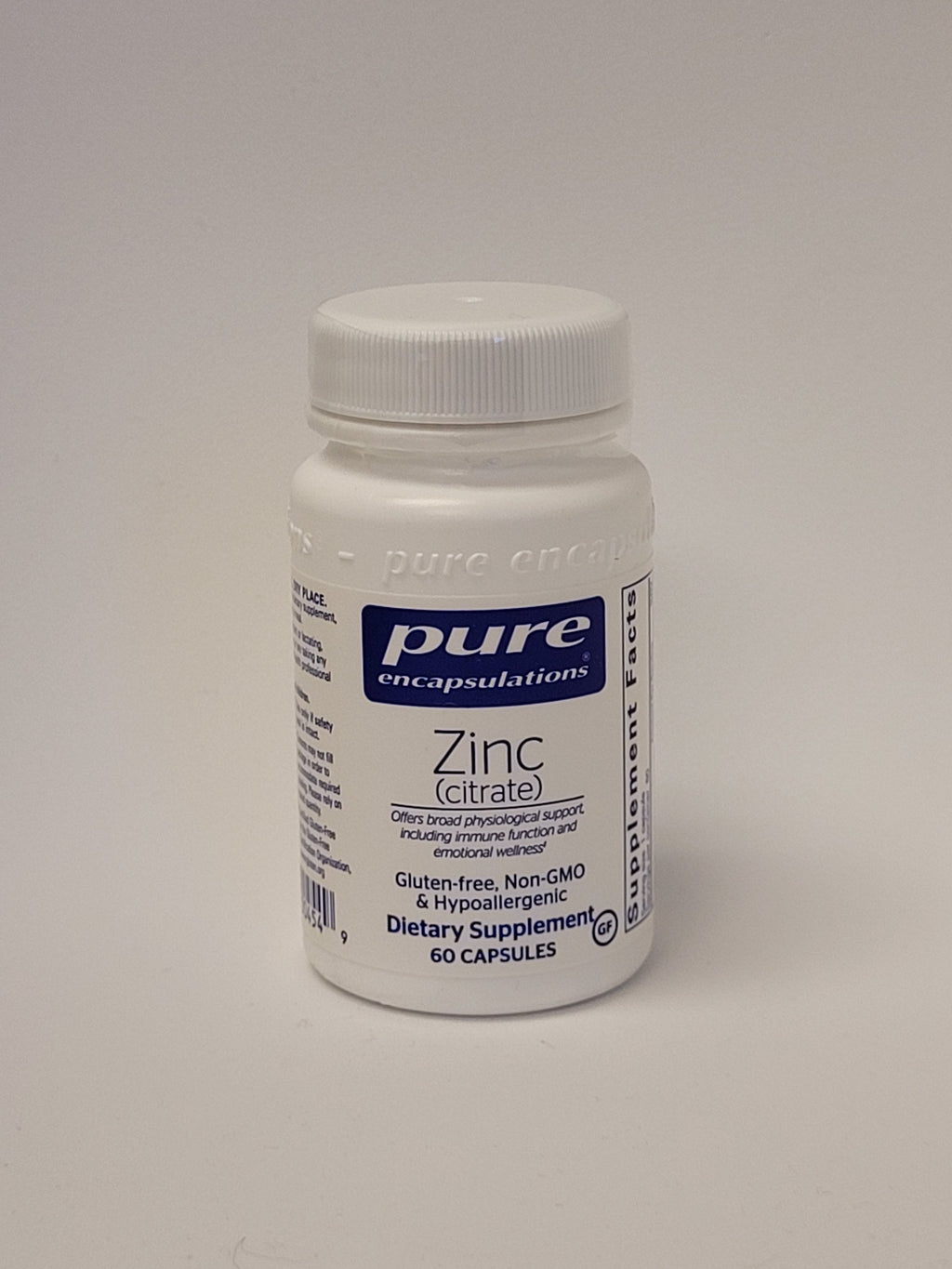 Zinc Citrate 30 mg by Pure Encapsulations